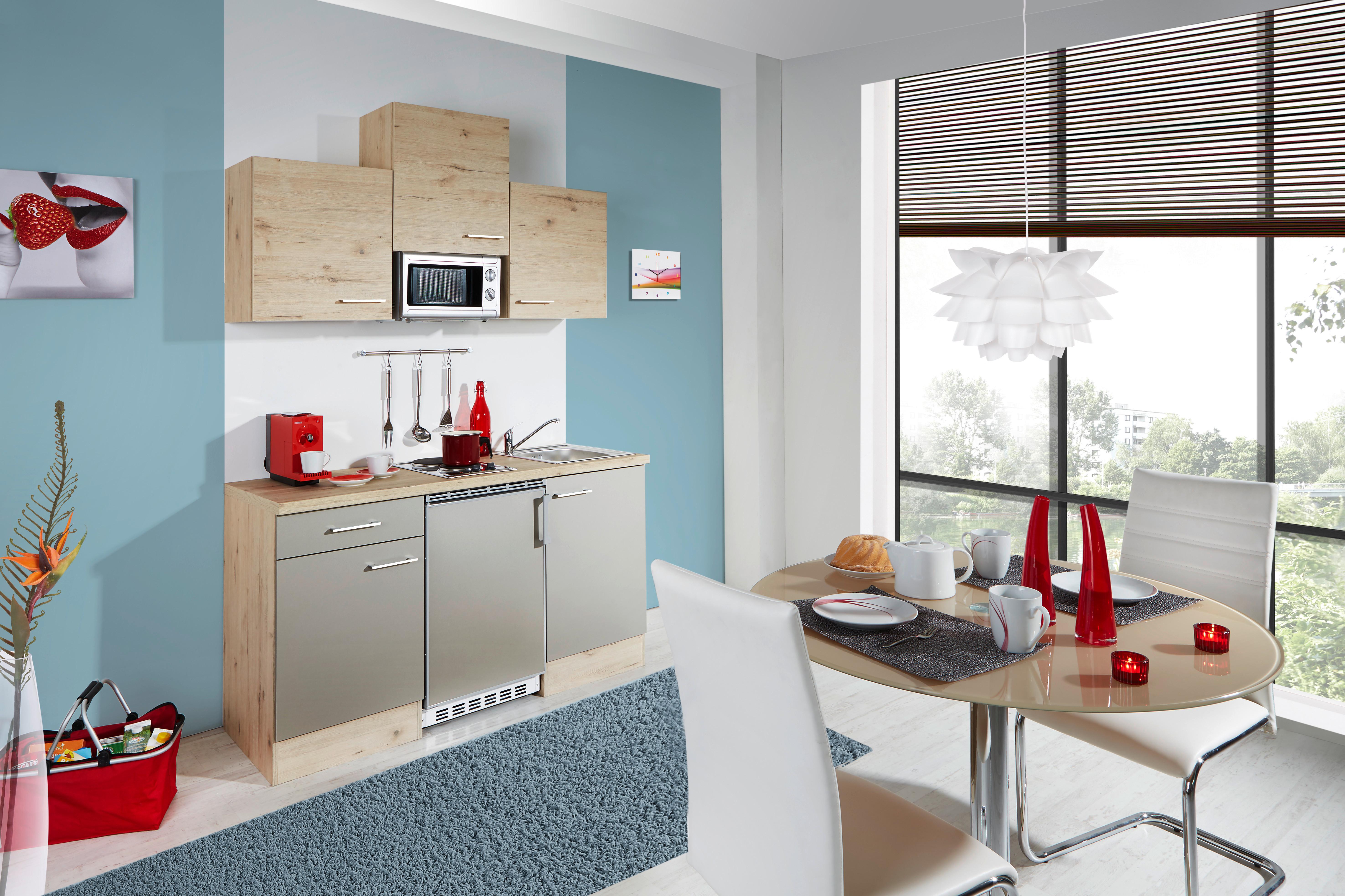 Kuhinjski Blok Riva - hrast, Moderno, leseni material (150cm)