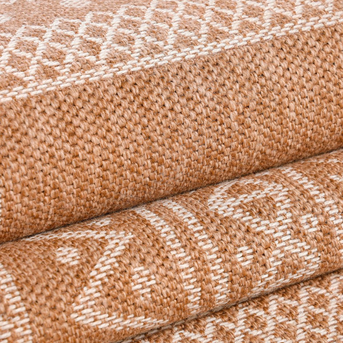 Outdoorteppich Dhaka Beige ca. 80x250cm - Beige, Basics, Textil (80/250cm) - Novel