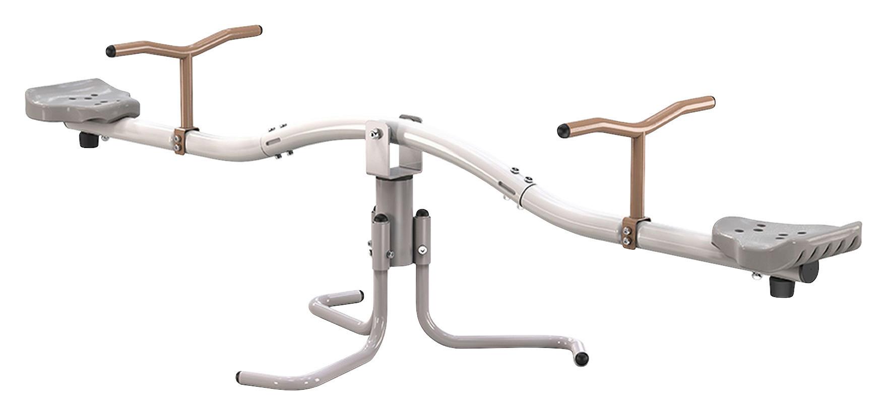 Prevesna Gugalnica Rotating Seesaw - siva/bež, Moderno, kovina/umetna masa (170/45/56cm)