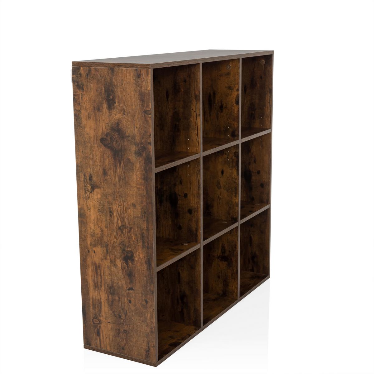 Regal Bjorke, Barva Hrasta - barve hrasta, Moderno, les (97,5/100/30cm) - MID.YOU