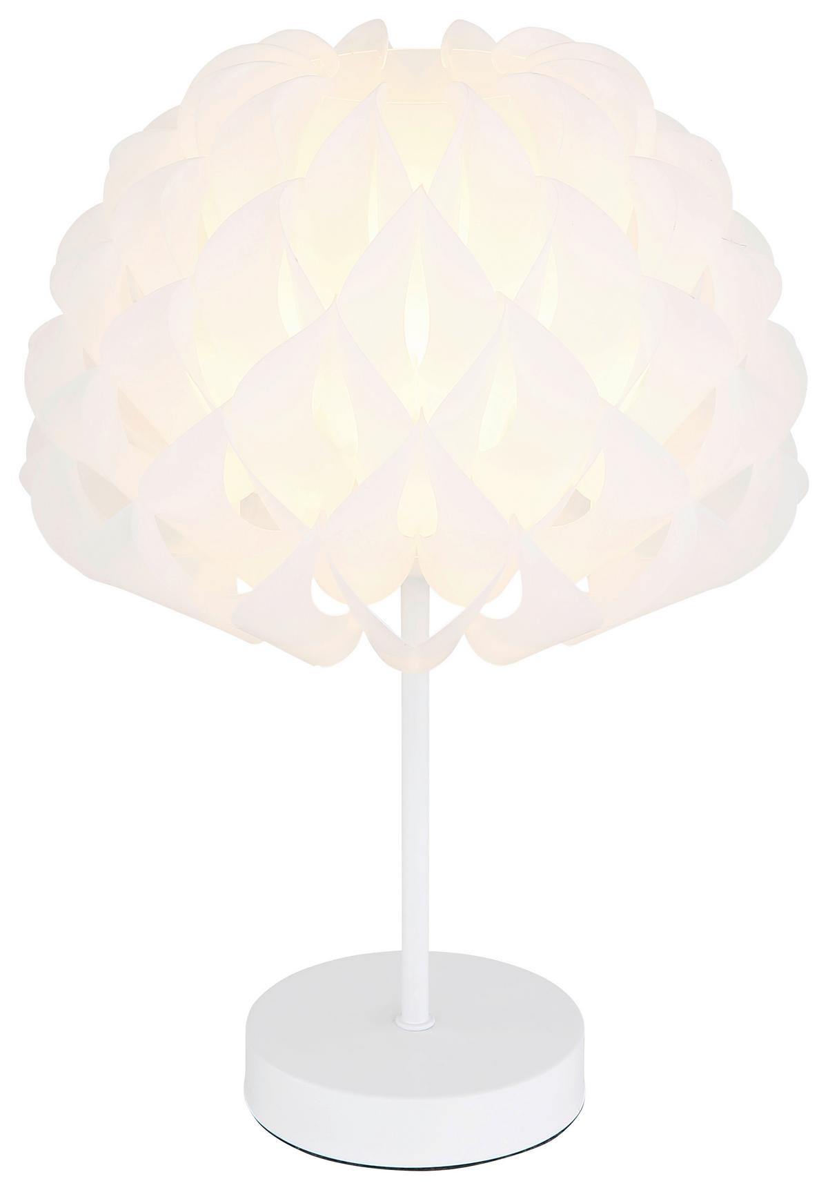 Namizna Svetilka 16115t Irene - bela, Basics, kovina/umetna masa (25/35cm) - Globo