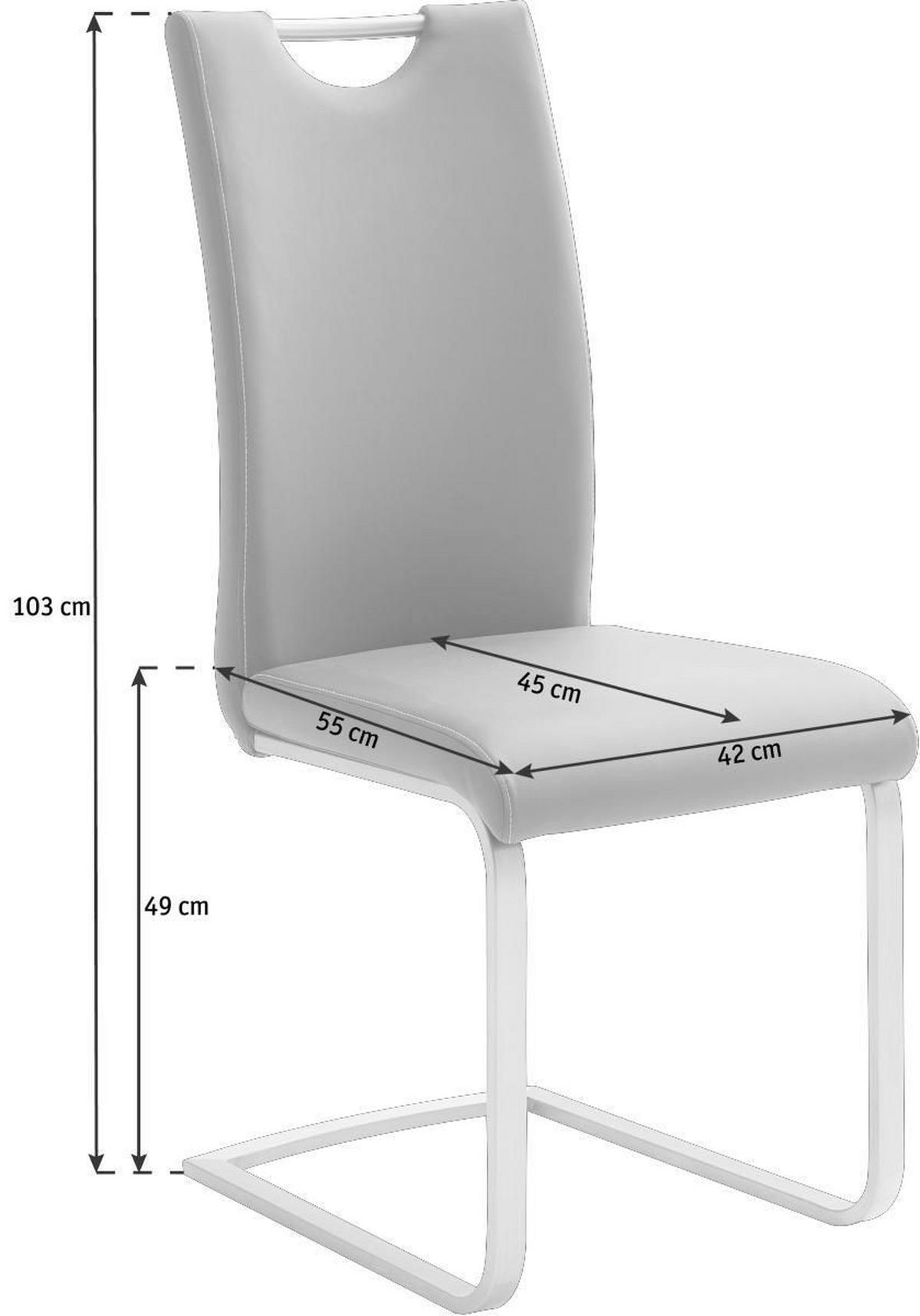 KRZESŁO NA PŁOZIE PAULO - petrol/kolor stalowy, Design, metal/tkanina (42/103/55cm) - Novel