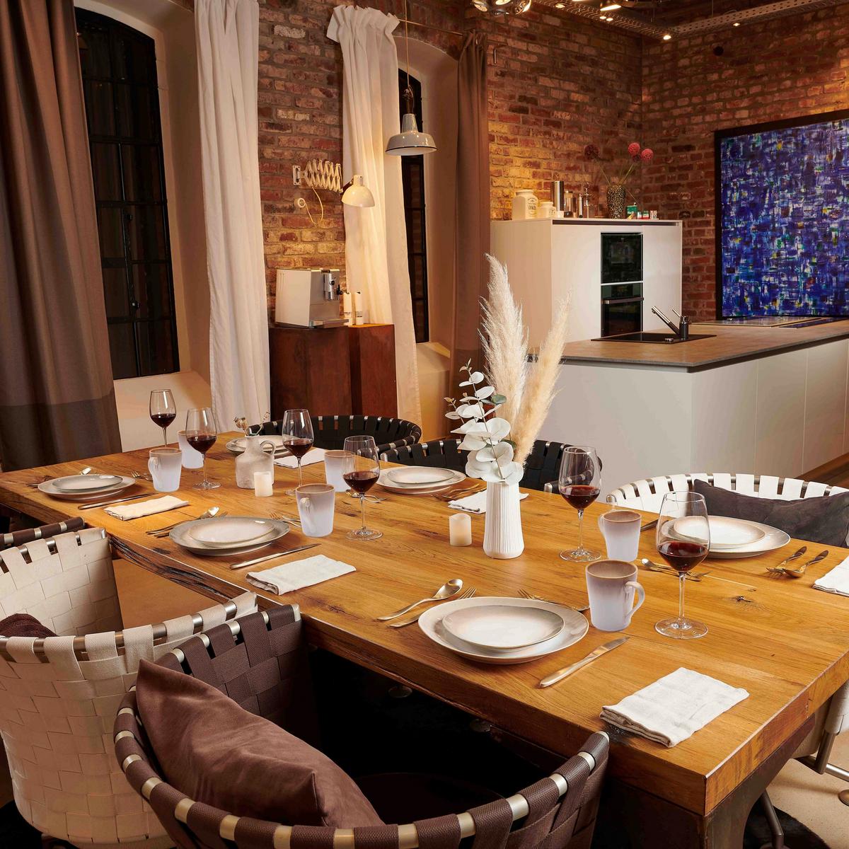 KOMBISERVICE 931991 BEIGE POSTSICHER - Weiss/Beige, Basics, Keramik (39,5/34,8/35,5cm) - Mäser