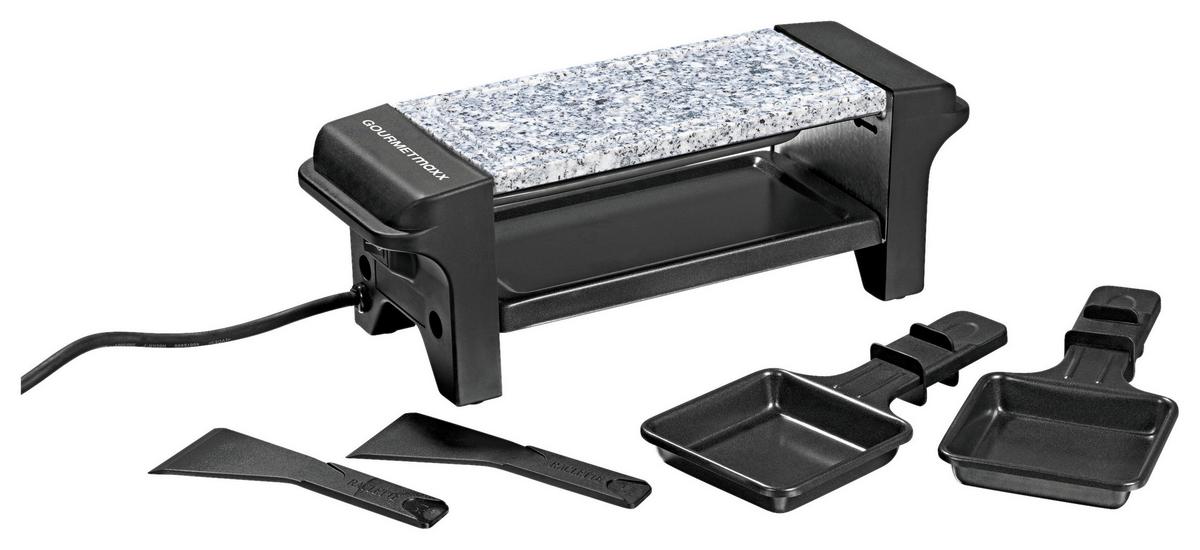 Raclette-Grill Gourmetmaxx Schwarz max. 350 Watt - Schwarz, MODERN (31/10,5/11cm)