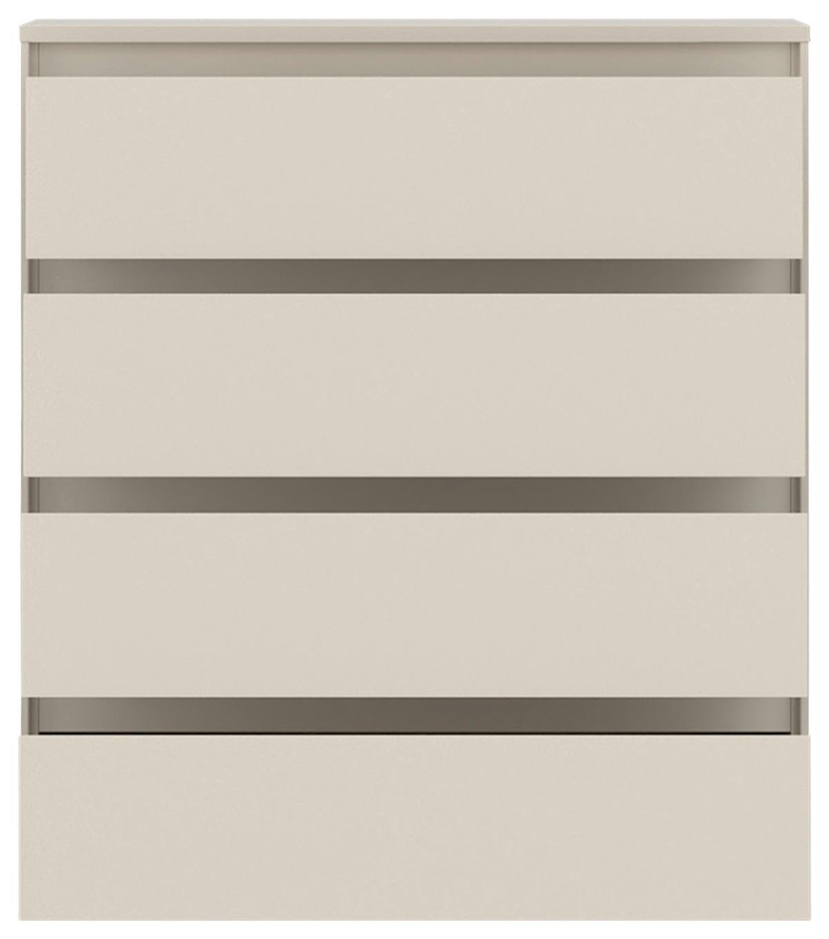 Komoda Zapato - kašmir, Moderno, drvni materijal/plastika (75/85/35cm) - Modern Living