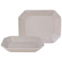 Tálszett 33968 - krémszínű, Basics, kerámia (22/17cm) - Creatable