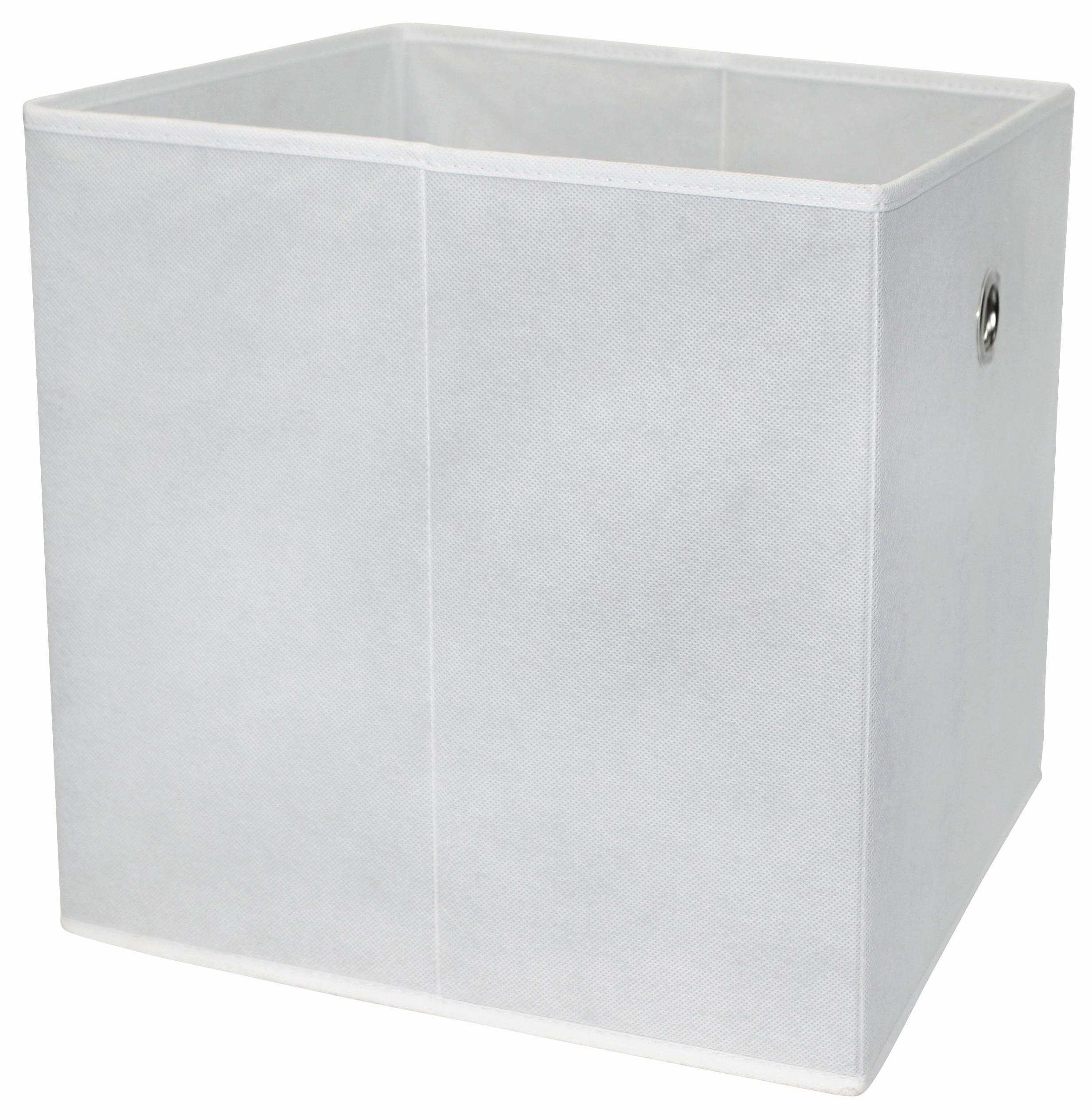 Sklopiva Kutija Cubi - bijela, Moderno, drvni materijal/tekstil (32/32/32cm) - Modern Living
