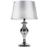 Stolna Svjetiljka 41-03676 - boje kroma, Konvencionalno, metal/tekstil (24/24/40cm)