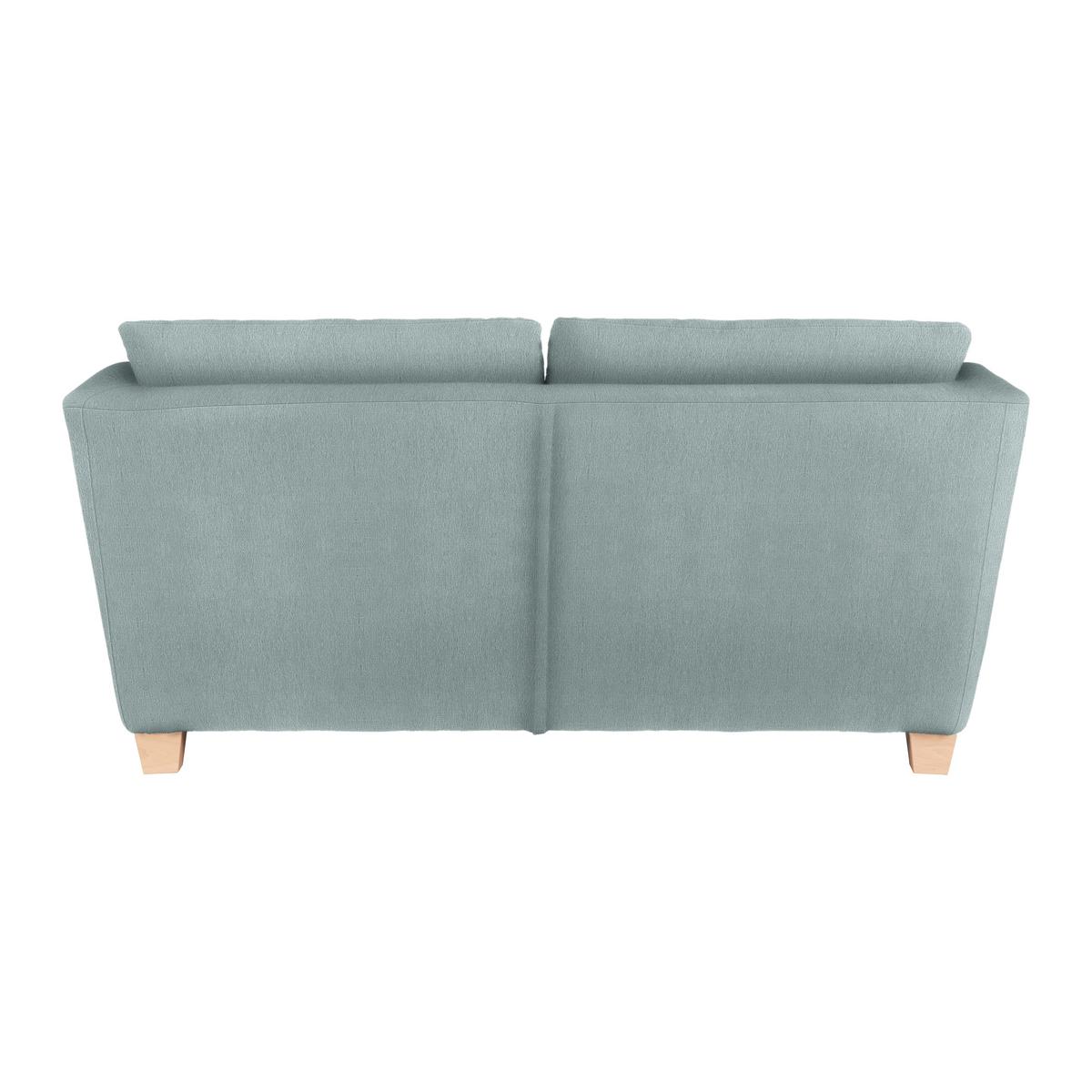 2-Sitzer-Sofa Devado Petrol - Petrol/Naturfarben, Holz/Textil (190/70-85/95cm) - Mömax