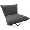 Relaxsessel Cremona Grau - Schwarz/Grau, Design, Textil/Metall (100/78/96cm) - Livetastic