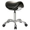 Pisarniški Stolček Ortho Sit, Črna - srebrne barve/črna, Basics, kovina/umetna masa (56/54/56cm) - MID.YOU