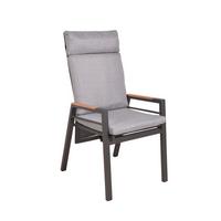 GARTENSESSEL HOCHLEHNER MATERA - Anthrazit/Schwarz, MODERN, Holz/Kunststoff (56,5/110/65cm) - Gardenson