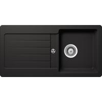 Pomivalno Korito Atlanta, 86x43cm - črna, Basics, kamen (86/20,5/43,5cm) - Respekta