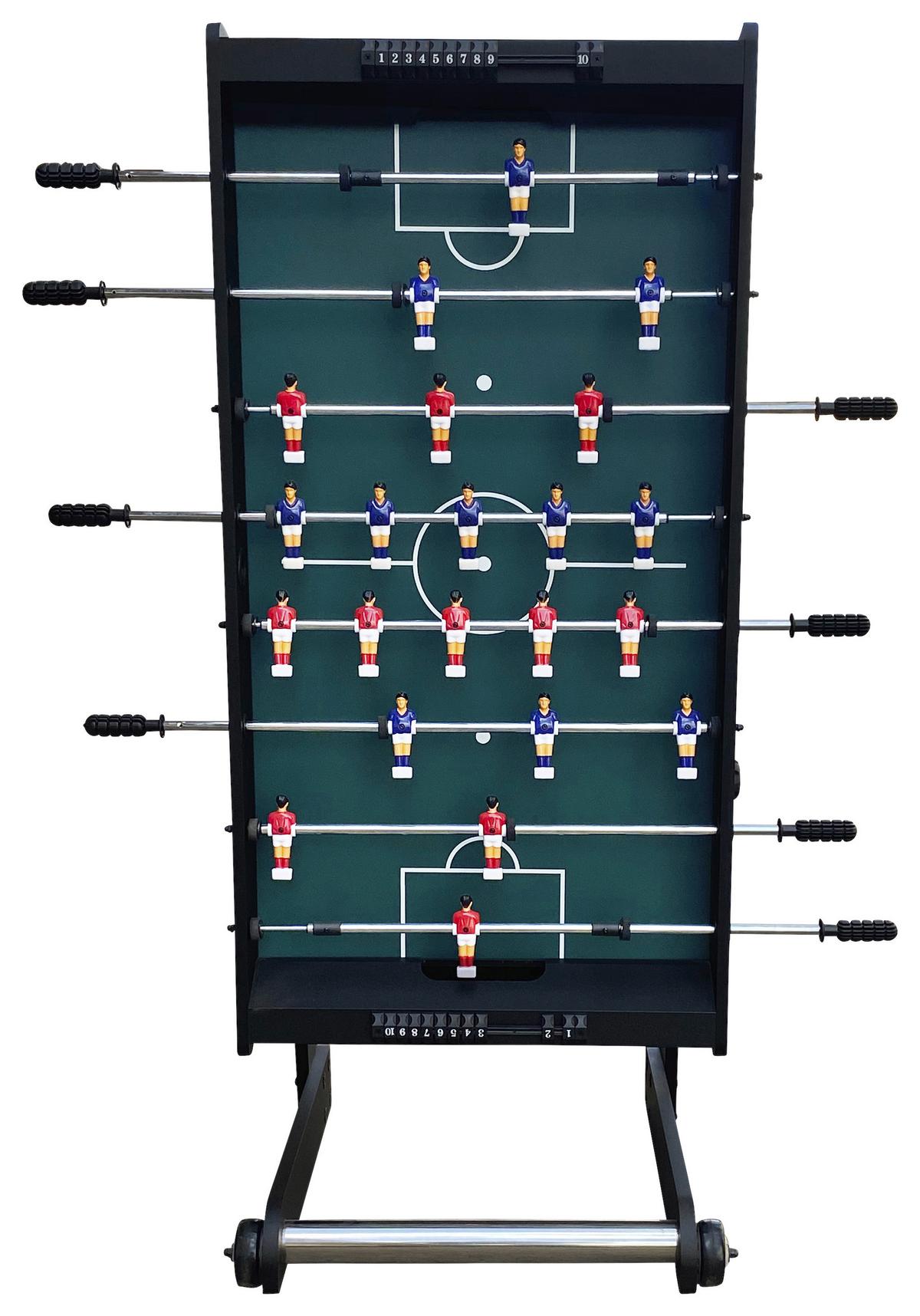 Tischfußball Scorpion Kick TS - Schwarz, KONVENTIONELL, Holz (61/81/122cm) - Ambia Garden