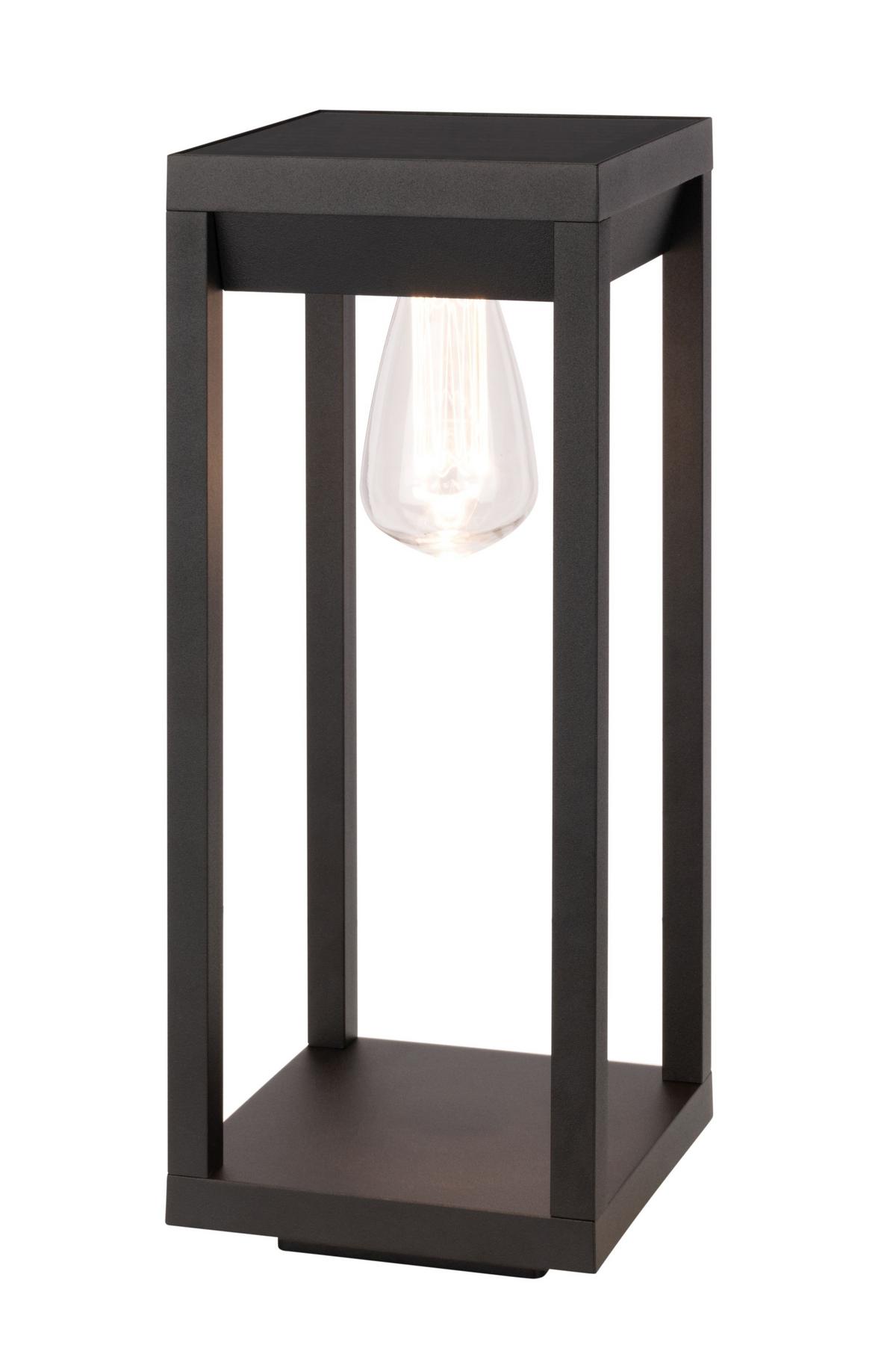 LAMPA SOLARNA OXNARD - przezroczysty, Basics, tworzywo sztuczne (15/15/40cm) - Ambia Garden