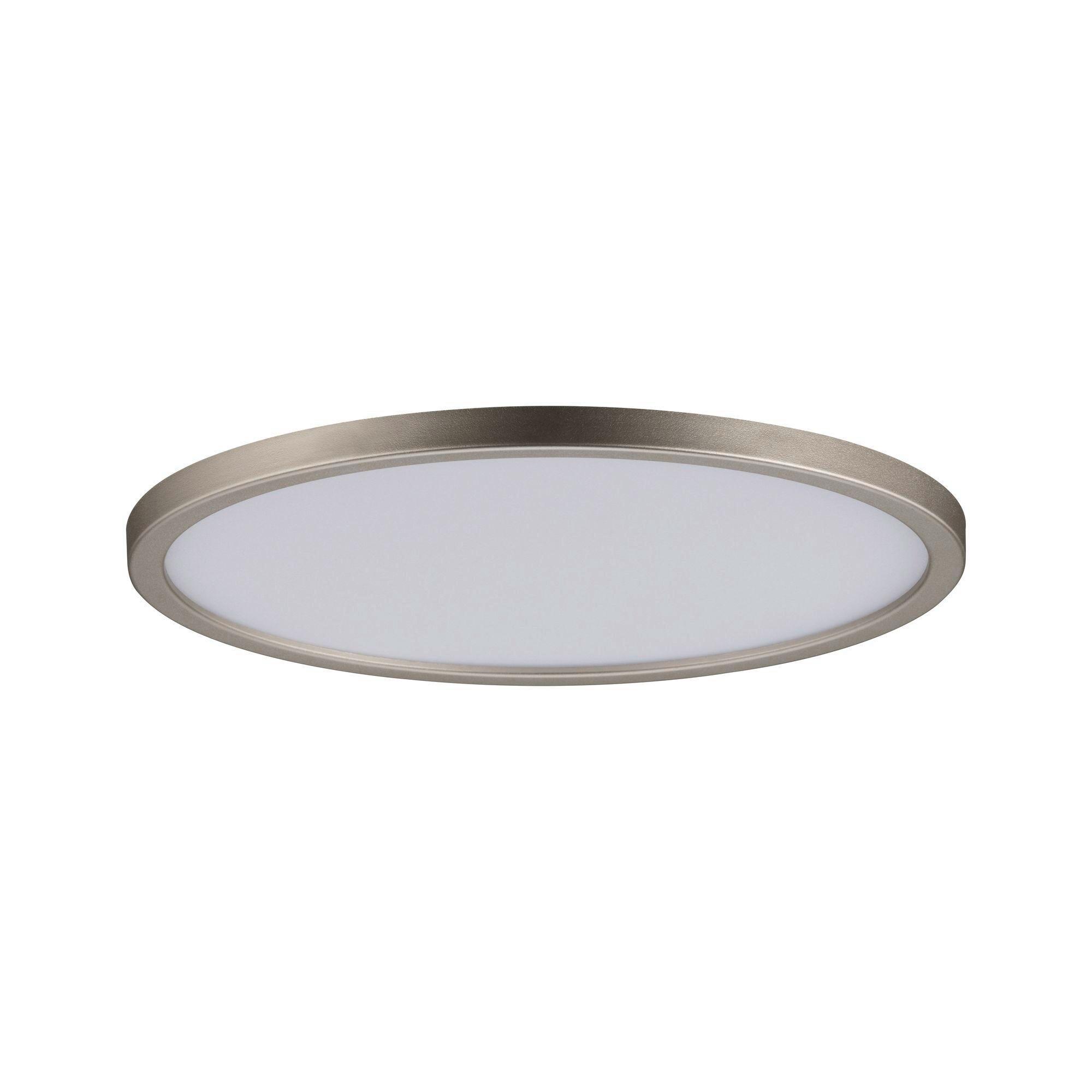 LED-Paneel Panel Areo dimmable in Nickelfarben max. 12 Watt - Nickelfarben, Basics, Kunststoff (18/1cm) - Paulmann