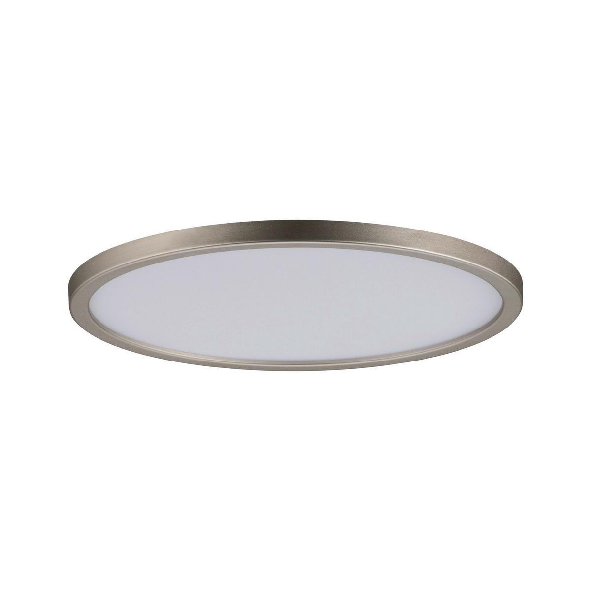 LED-Paneel Panel Areo dimmable in Nickelfarben max. 12 Watt - Nickelfarben, Basics, Kunststoff (18/1cm) - Paulmann