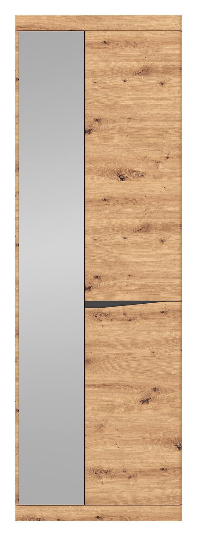 Dulap pentru hol TURINO - culoare lemn stejar/stejar Artisan, Modern, material pe bază de lemn (65/196,5/40cm) - Modern Living