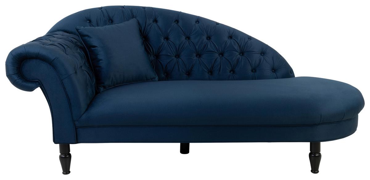 RECAMIER CUPIDO - albastru închis, Design, textil (216/91/103cm) - Mömax