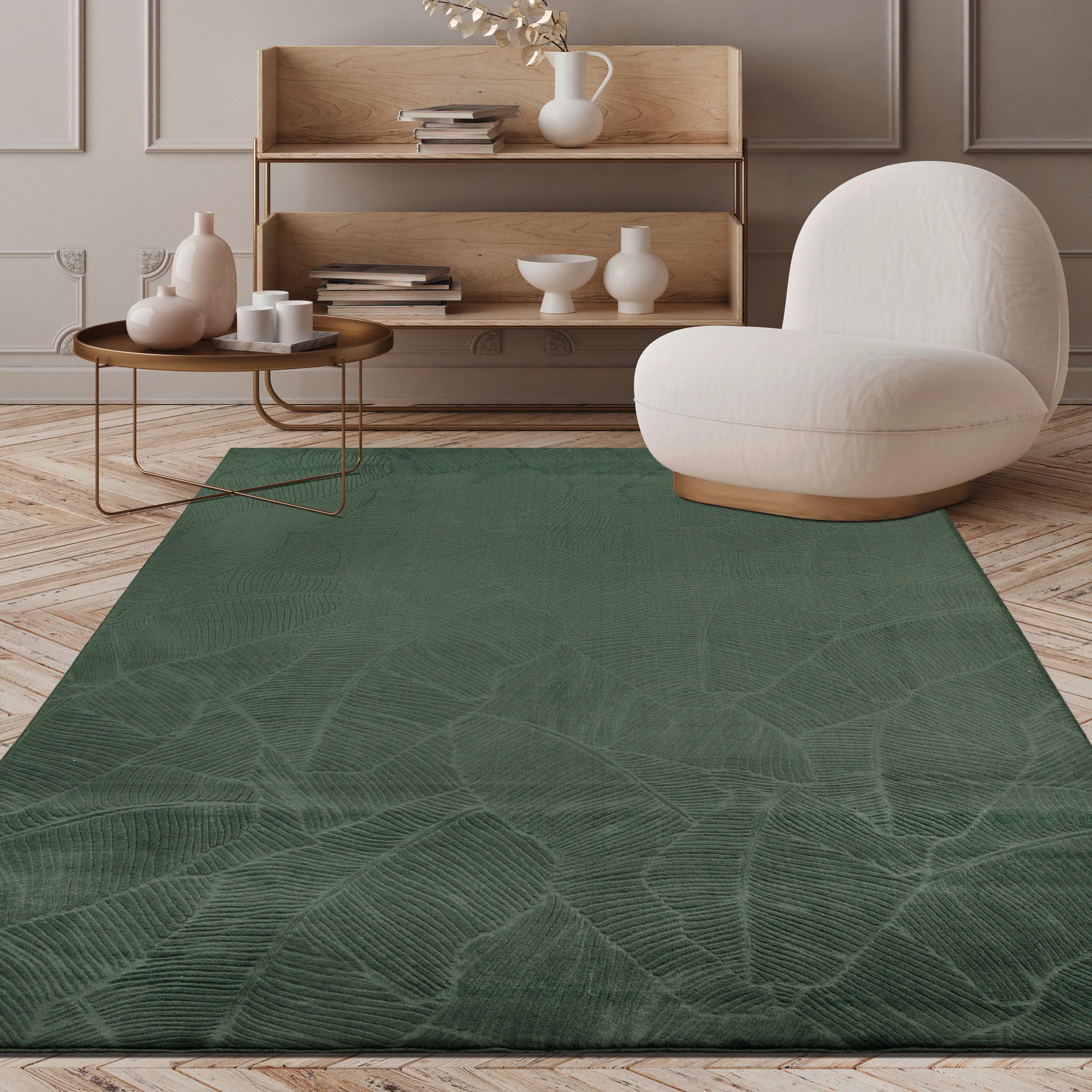 Läufer Stilo Grün ca. 80x300cm - Grün, KONVENTIONELL, Textil (80/300cm)