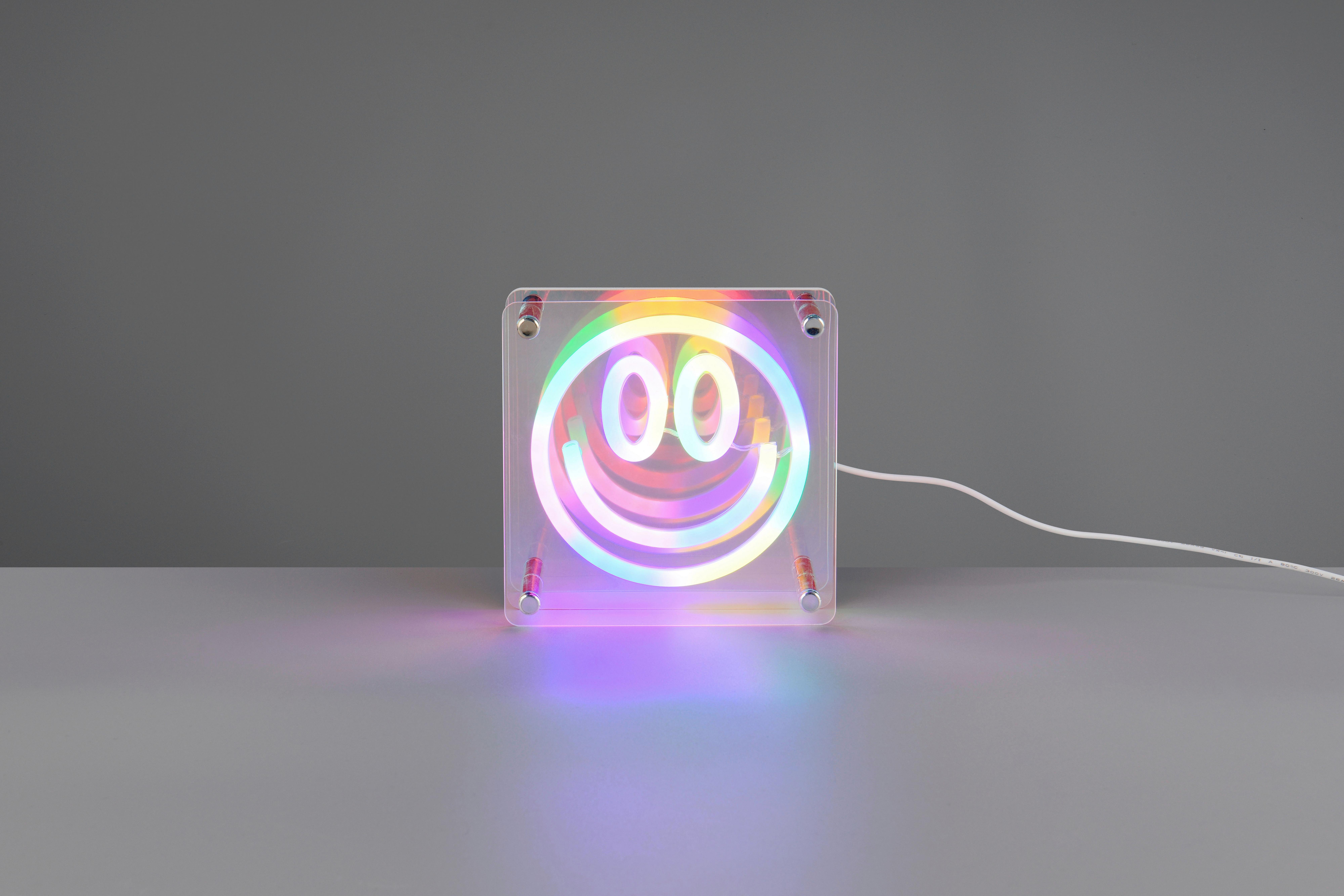 LED-DEKORATIONSLAMPA HELGA - transparent, Modern, metall/plast (14,5/14,5/5cm) - Mömax