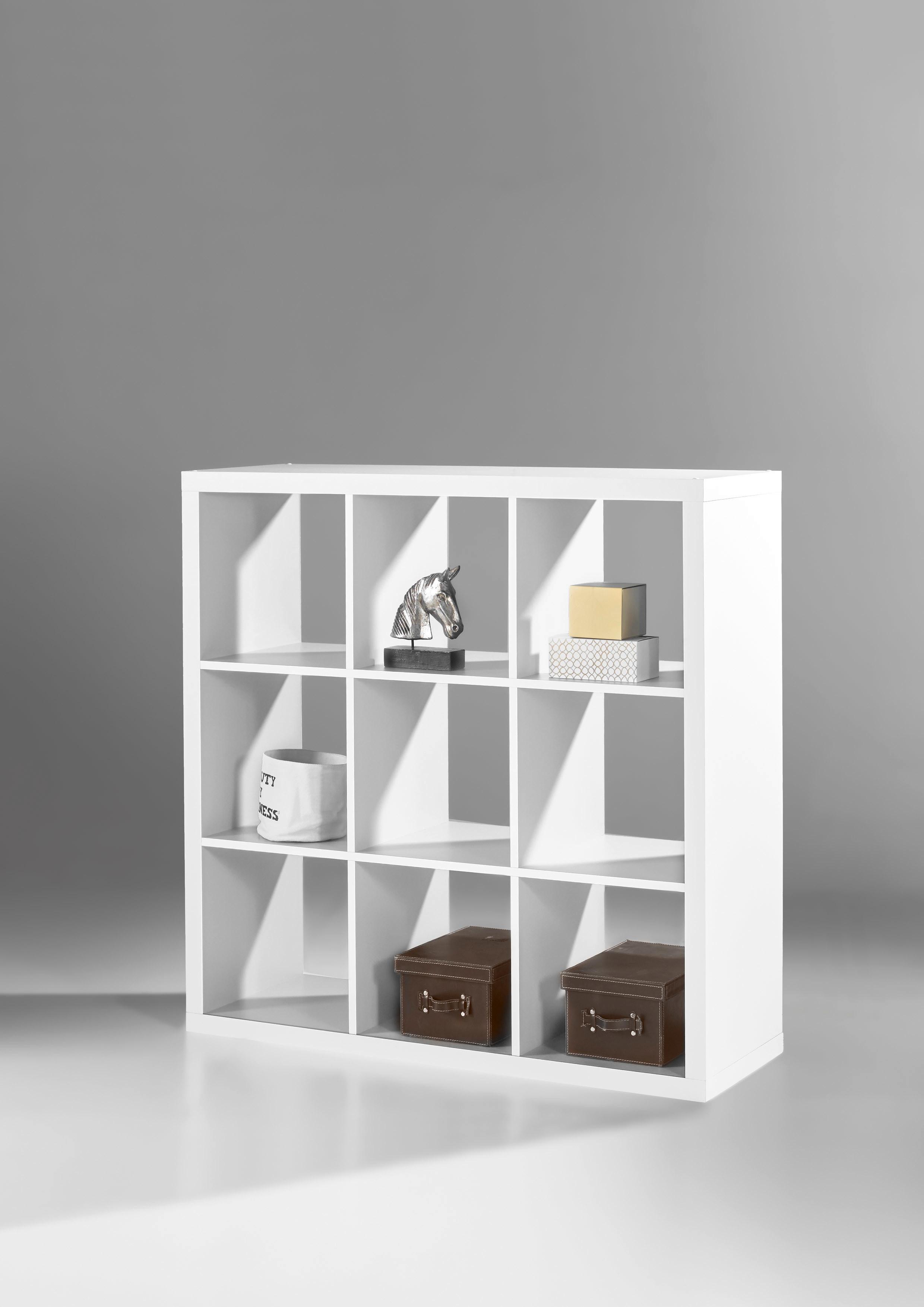 Predelna Stena Style - bela, Moderno, leseni material (112/112/38cm) - Mömax