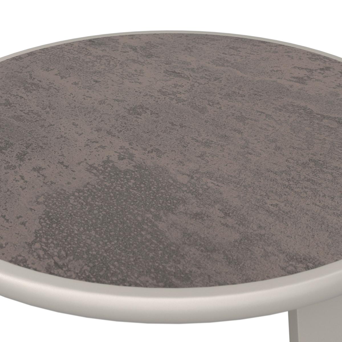 Gartenlounge Marino Hellgrau Textil/Metall - Dunkelgrau/Hellgrau, Modern, Kunststoff/Textil (153/81/76cm) - Bessagi Garden