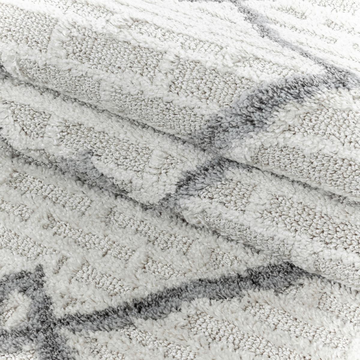 Webteppich Pisa Creme ca. 60x110cm - Creme, KONVENTIONELL, Textil (60/110cm)