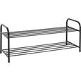Schuhregal Schwarz - Schwarz, Metall (93/38/35cm) - Mömax modern living Schuhregal Schwarz - Schwarz, Metall (93/38/35cm) - Mömax modern living