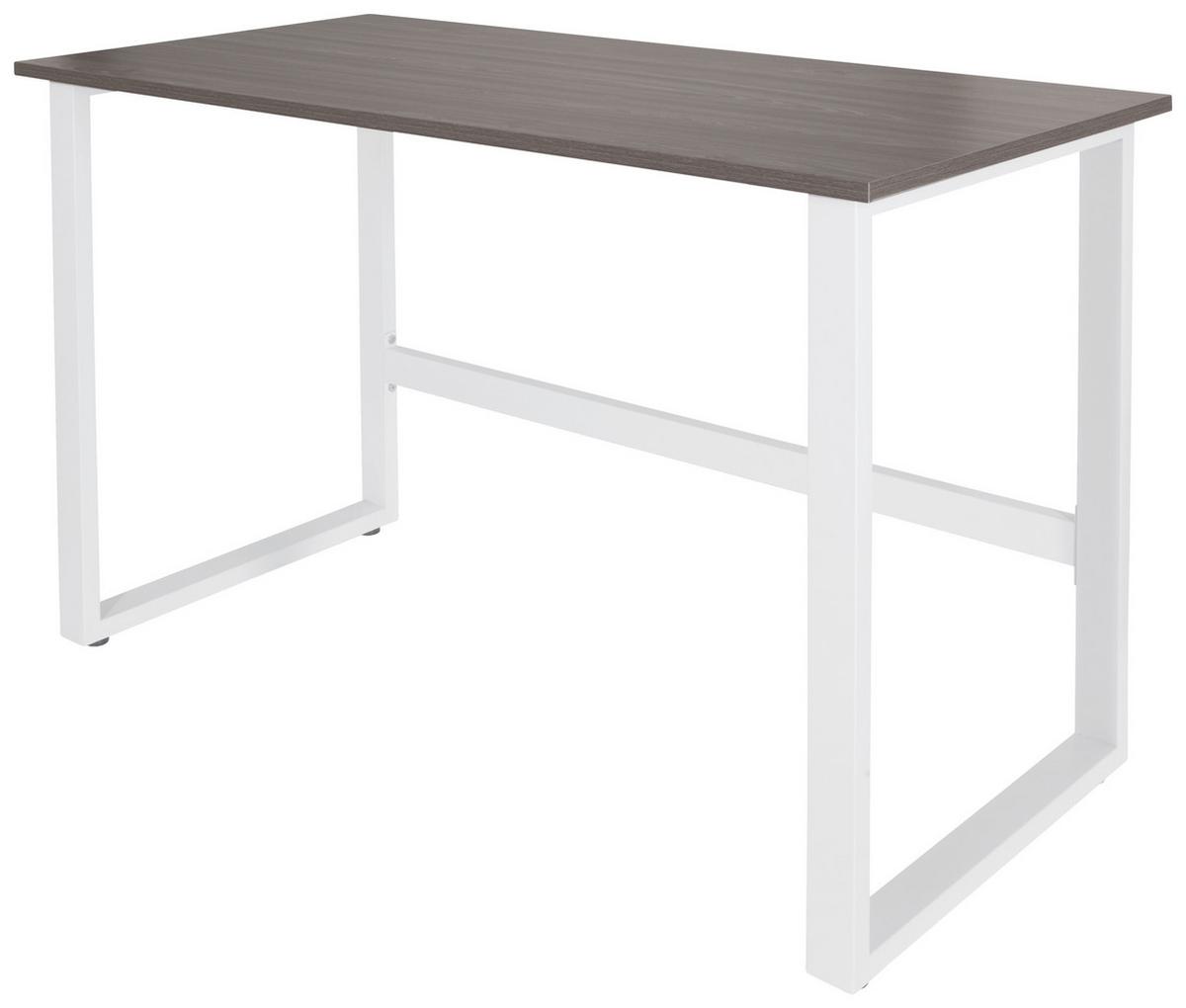 Pisalna Miza Workspace Light I, Siva, Bela - siva/bela, Basics, kovina/leseni material (120/60/76cm) - MID.YOU