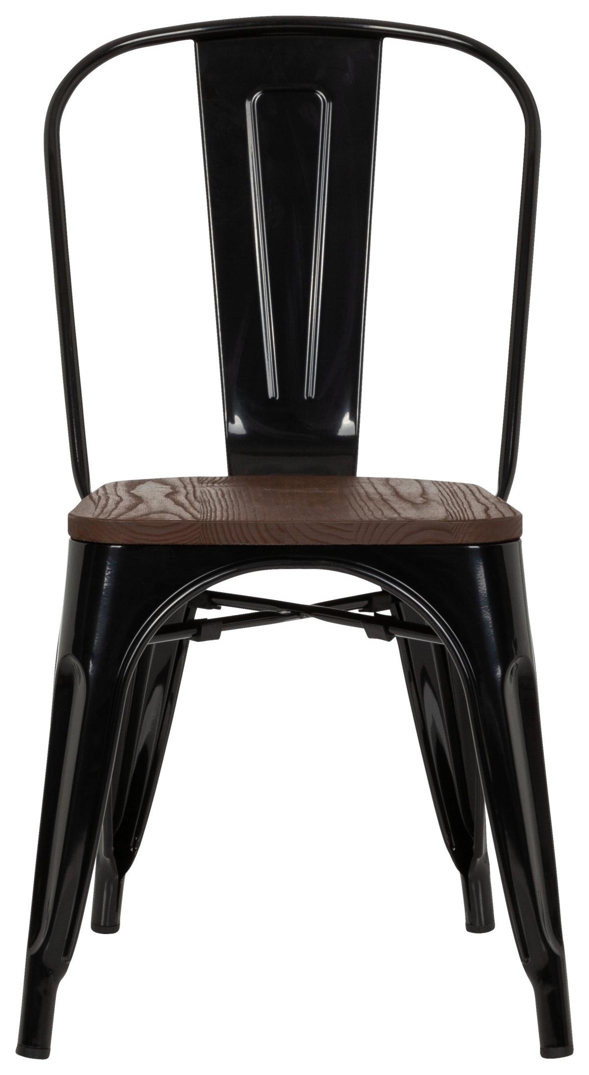 Stol Vantaggio Comfort W, Črna, Brest - črna/temno rjava, Basics, kovina/les (44/84/54cm) - MID.YOU