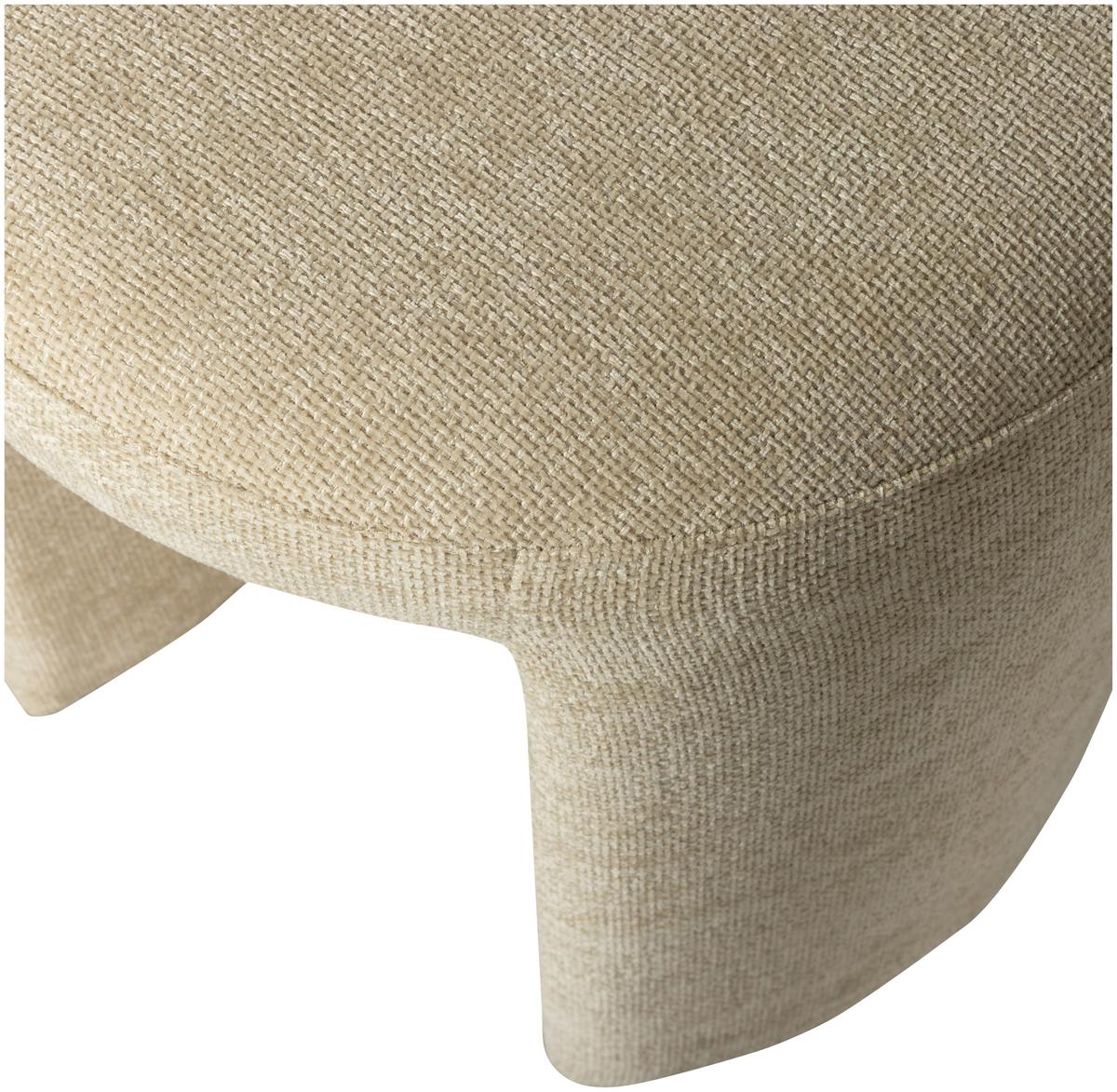Hocker Charlie Naturfarben - Naturfarben, Design, Textil (45/47/45cm) - Livetastic