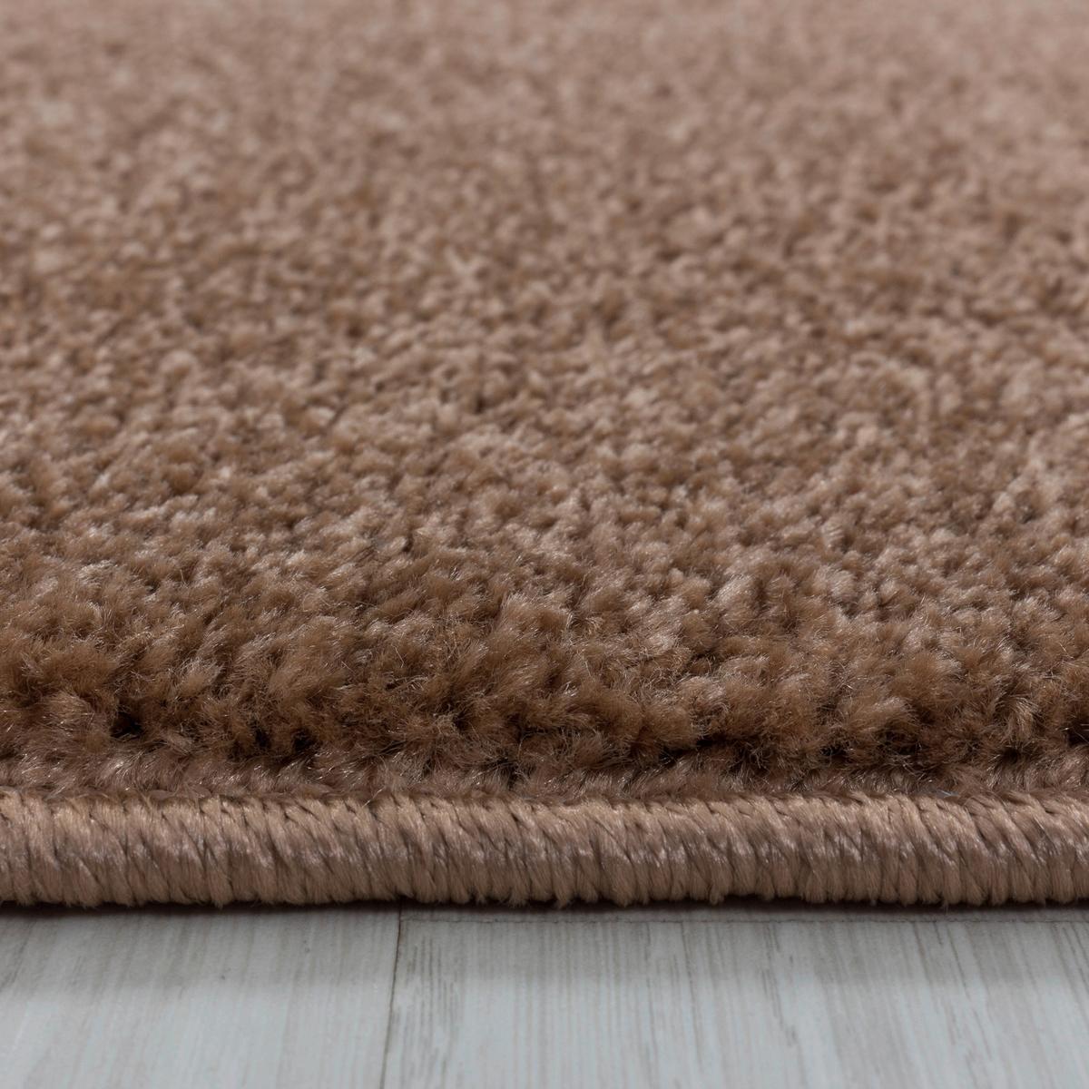 Hochflorteppich Rio Kupferfarben ca. 80x150cm - Kupferfarben, Basics, Textil (80/150cm)