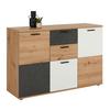 BYRÅ SOFIA -EXKLUSIV- - Modern, trämaterial/plast (127/85/40cm) - Mömax