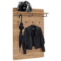 Panou cuier FONTANA - culoare lemn stejar, Modern, material pe bază de lemn (84/129/27cm) - Modern Living