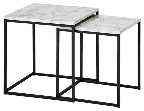 Set Miz Wl5.983 - črna/bela, Design, kovina/leseni material (40/40/42,5cm) - MID.YOU