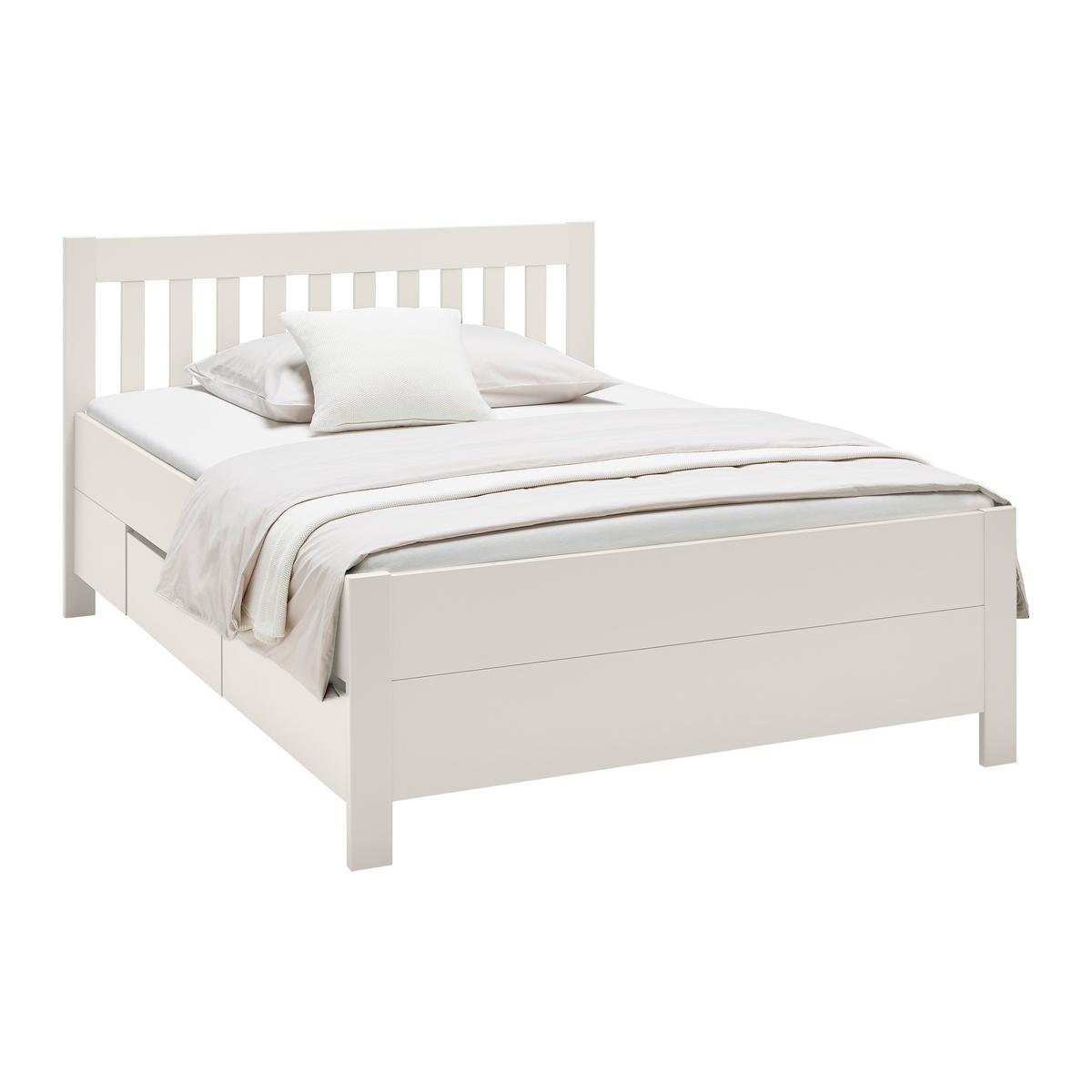 Stauraumbett Nizza Kaschmirfarben ca. 140x200cm - Kaschmir, ROMANTIK / LANDHAUS, Holz (140/200cm) - Based