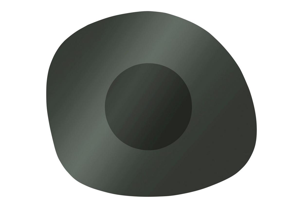 Stolić Murphy - crna, Moderno, staklo/metal (86/76/40cm) - Premium Living