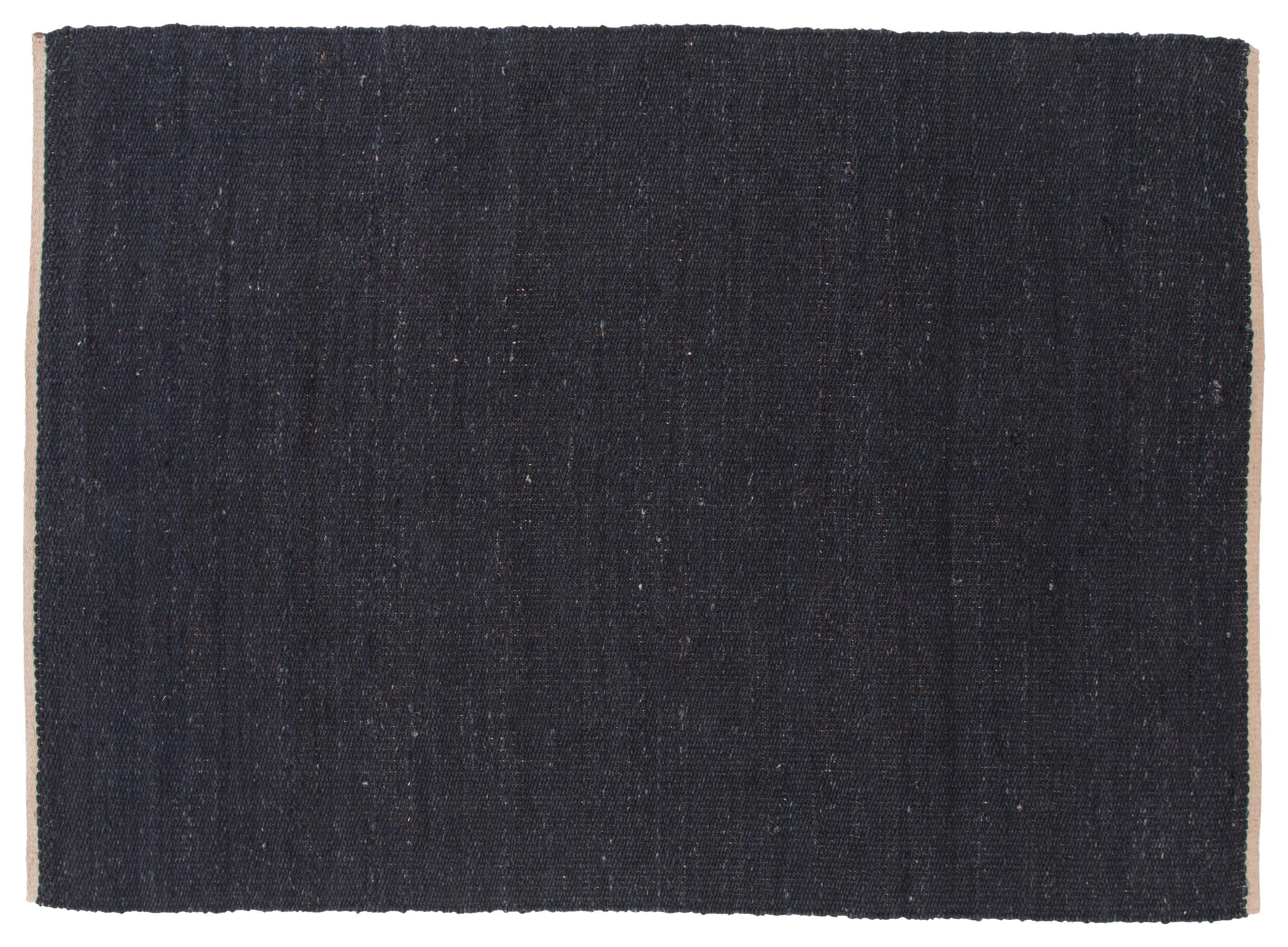 FLACHWEBETEPPICH KALI - Schwarz, LIFESTYLE, Textil (170/240cm) - P & B