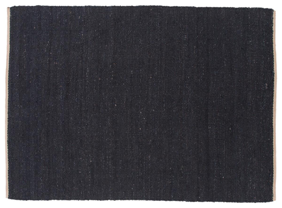 FLACHWEBETEPPICH KALI - Schwarz, LIFESTYLE, Textil (170/240cm) - P & B