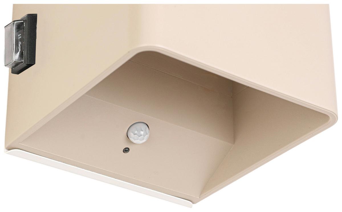 LED-Wandleuchte Hero2 Sandfarben max. 3 Watt - Sandfarben, MODERN, Kunststoff/Metall (10,28/10,1/8,05cm) - Modern Living
