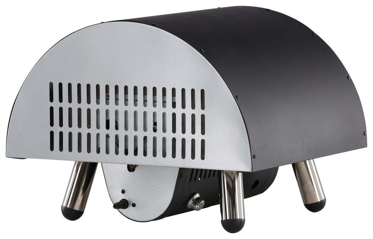 Pizzaofen Sentosa ca. 52x39x49 cm Schwarz - Schwarz, KONVENTIONELL, Metall (52/39/49cm) - Gardenson