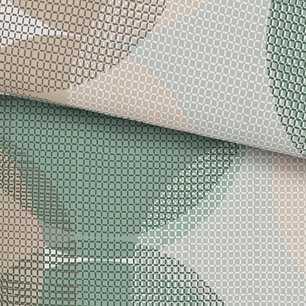 BETTWÄSCHESET CHIARA - Beige/Grün, Natur, Textil (160/210cm) - Modern Living