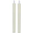 Stabkerze Emma in Creme inkl. Led - Creme (2/24,5cm) - MÖMAX modern living