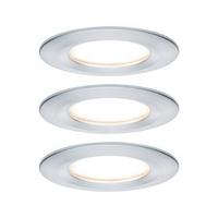 LED-Deckenleuchte Nova max. 3x 6,5 Watt, 3-teilig - Alufarben, Basics, Metall (8,4cm) - Paulmann