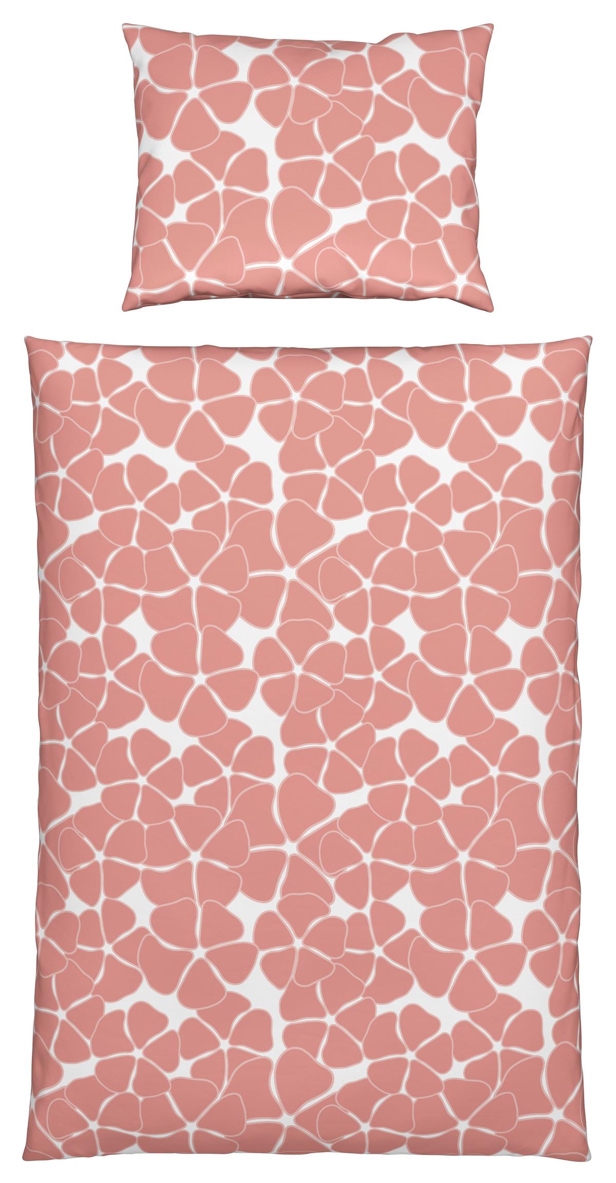 Ágyneműhuzat-garnitúra Blooming Daze - rózsaszín, Romantik / Landhaus, textil (140/200cm) - Modern Living