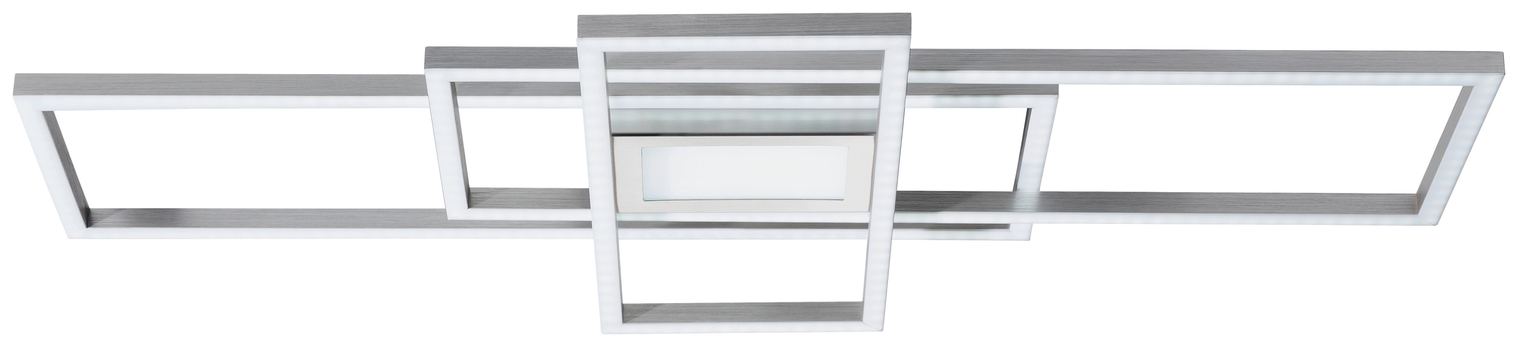 LAMPA SUFITOWA LED IRVINE SMALL - kolor niklowy, Basics, tworzywo sztuczne/metal (70/30/6,2cm) - Novel