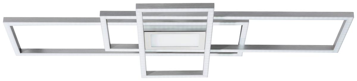 LAMPA SUFITOWA LED IRVINE SMALL - kolor niklowy, Basics, tworzywo sztuczne/metal (70/30/6,2cm) - Novel