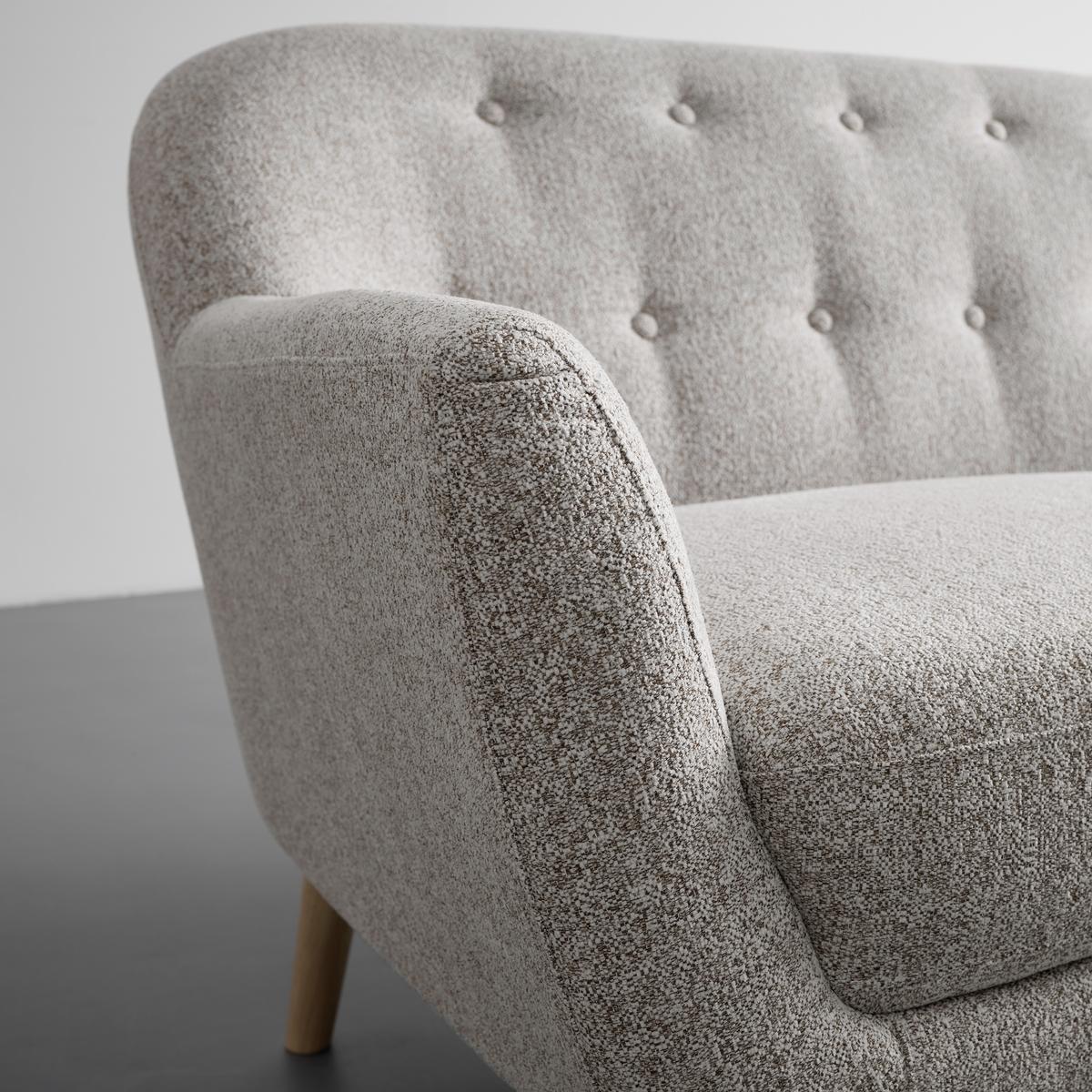 3-SITZER-SOFA LORY - Beige/Naturfarben, Modern, Holz/Textil (170/78/86cm) - Bessagi Home