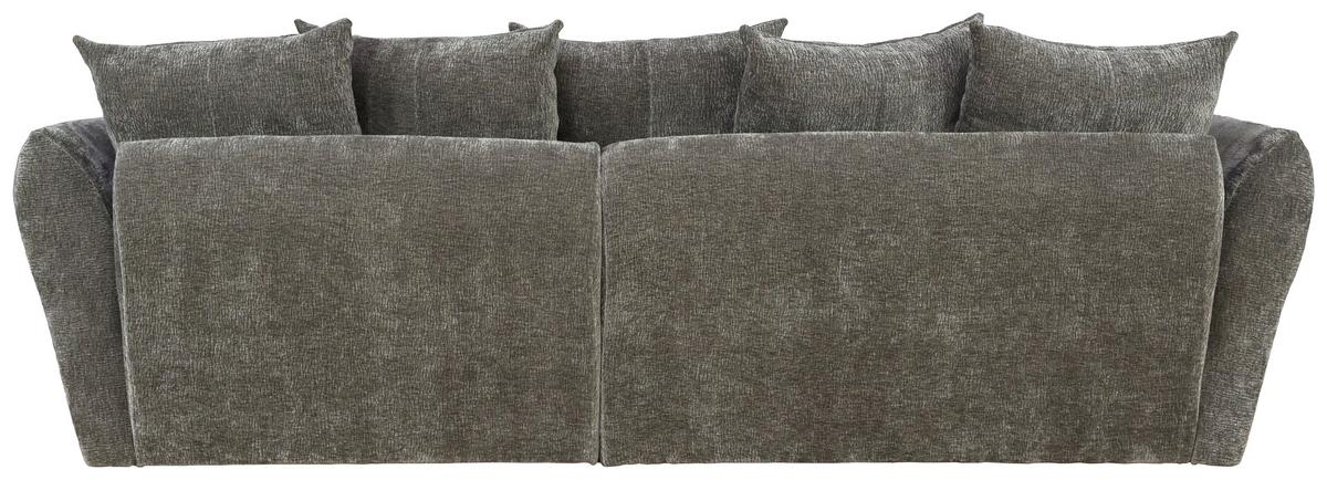 Kutna Garnitura Cammellio - tamno siva/crna, Moderno, tekstil (296/189cm) - Mömax
